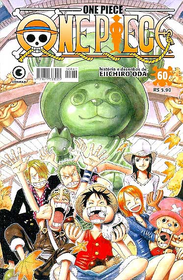 One Piece 60 Editora Conrad Gibis Quadrinhos HQs Mangás - Rika