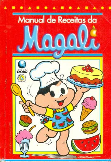 Manual de Receitas da Magali - capa cartonada