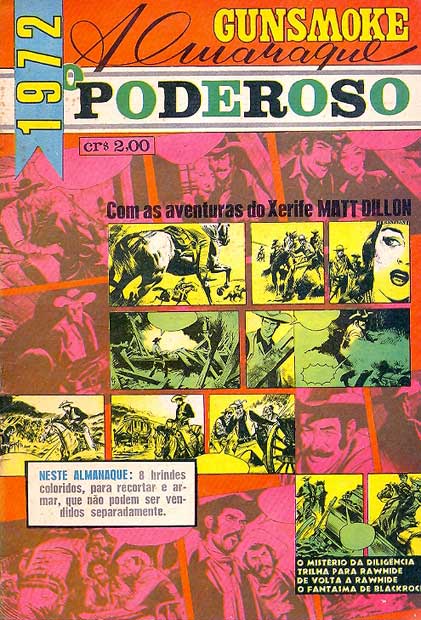 Almanaque O Poderoso - Gunsmoke 1972