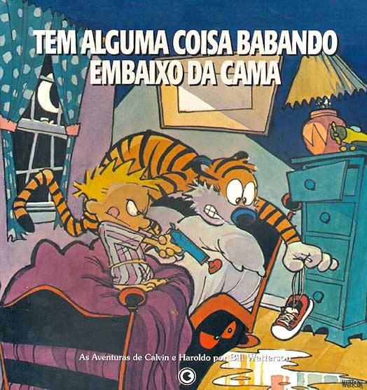 -cartoons-tiras-calvin-babando-embaixo-cama