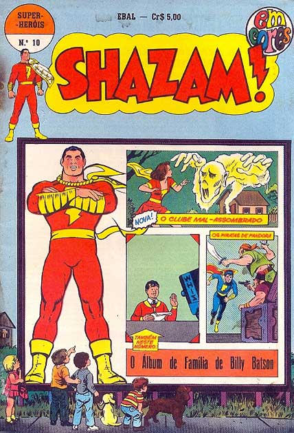 Super-Heróis - Edição Especial em Cores - Shazam! # 10