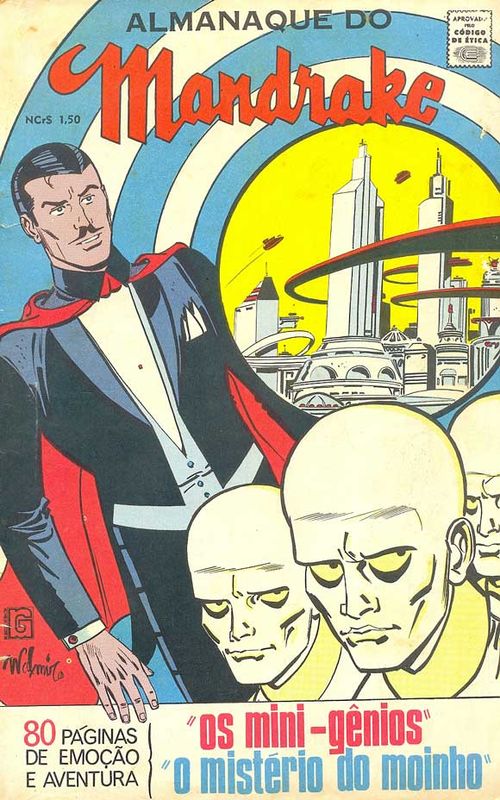 Almanaque do Mandrake 1970 - Os Mini-Gênios