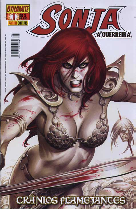 Sonja - A Guerreira - Crânios Flamejantes (Minissérie) # 1