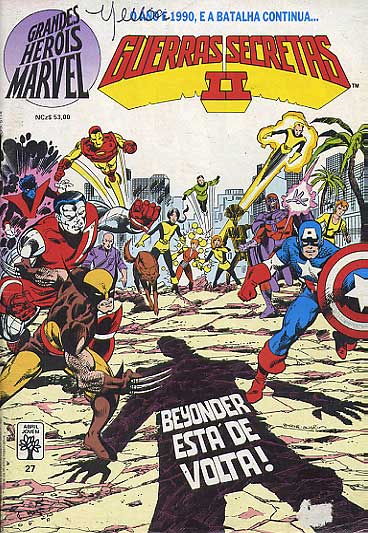 Grandes Heróis Marvel - 1ª Série 27 Editora Abril Gibis Quadrinhos