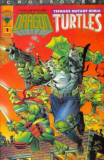 Savage Dragon and Teenage Mutant Ninja Turtles Crossover