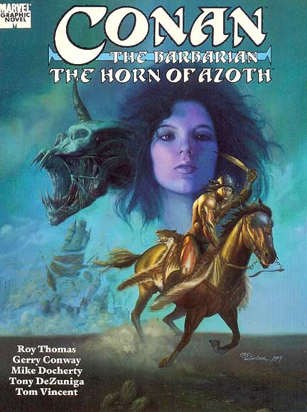 Marvel Graphic Novel - Conan the Barbarian - The Horn of Azoth