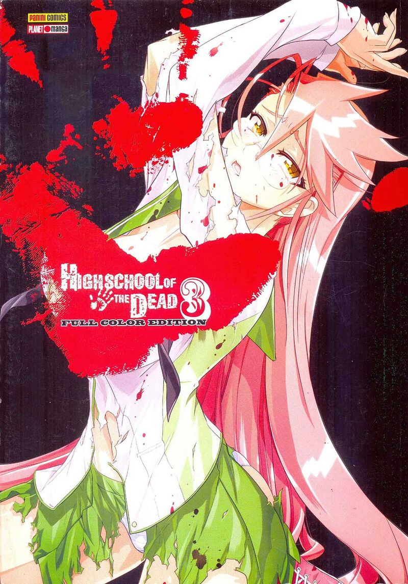 High School of the Dead - Full Color Edition 3 Editora Panini Gibis  Quadrinhos HQs Mangás - Rika Comic Shop