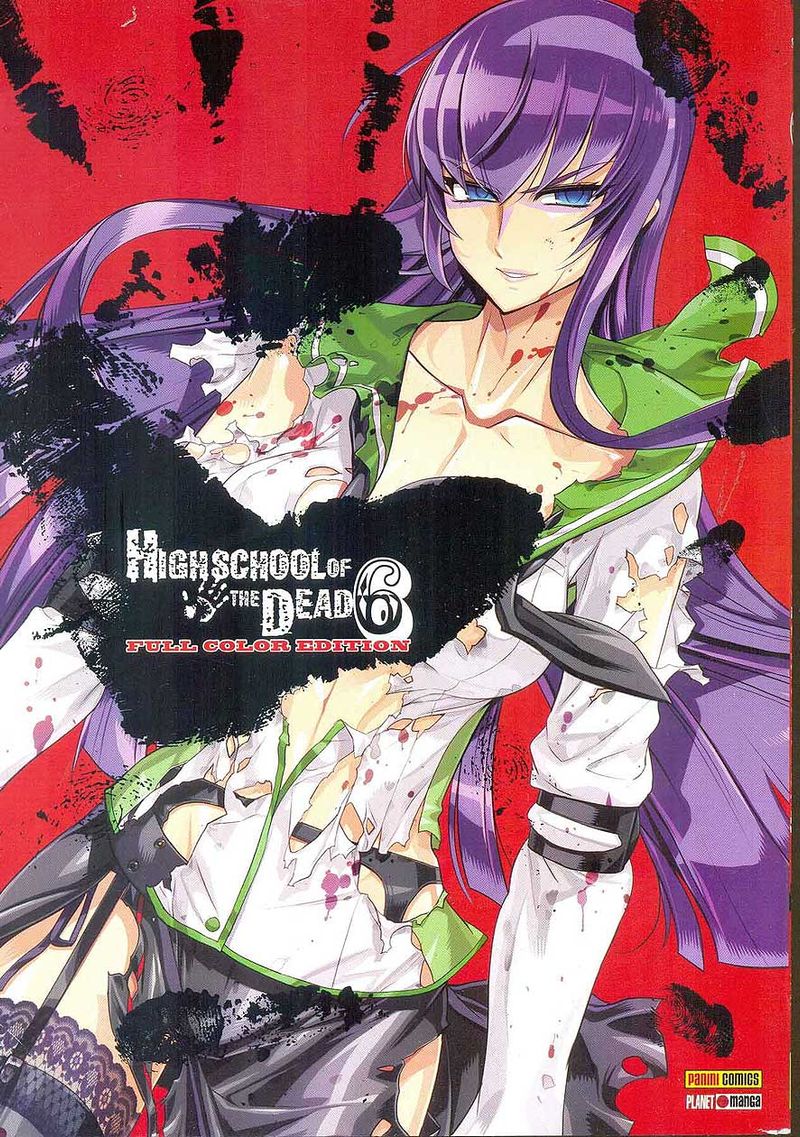 High School of the Dead - Full Color Edition 3 Editora Panini Gibis  Quadrinhos HQs Mangás - Rika Comic Shop