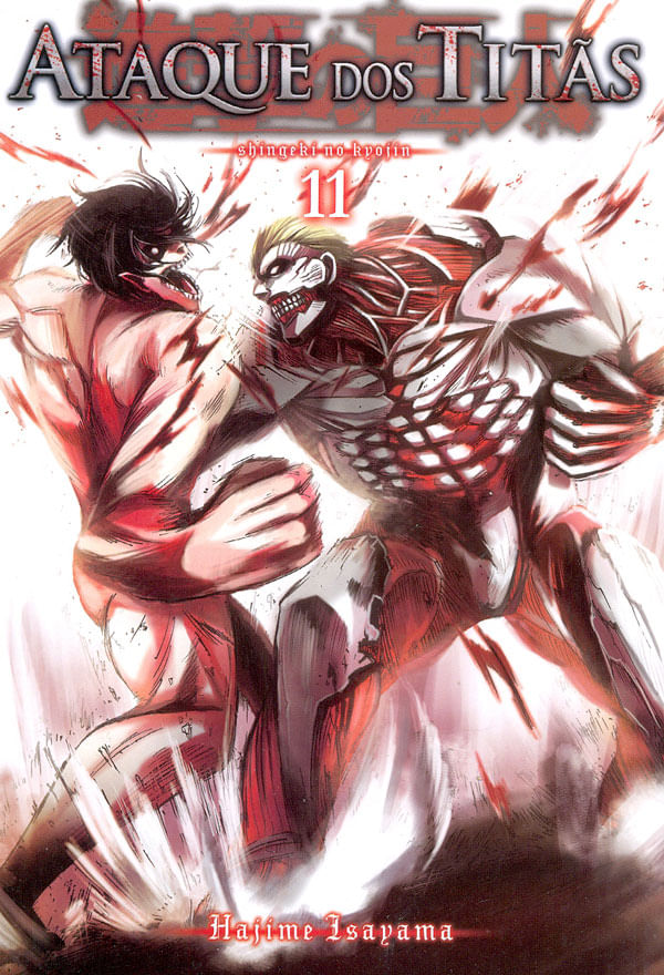 Mangás Ataque dos Titãs Shingeki no Kyojin 1 ao 12 (volumes