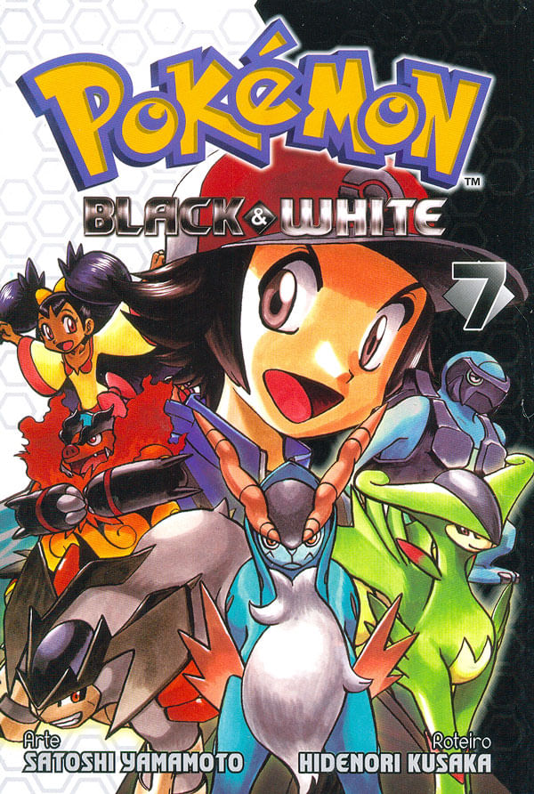 Pokémon Black E White N°: 01, 04, 05, 06, 07, 08, 09 Mangá Pt Br Panini