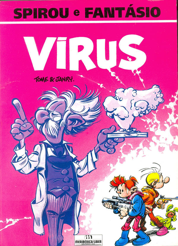 Gibi Importado Spirou e Fantásio - Virus - Rika Comic Shop