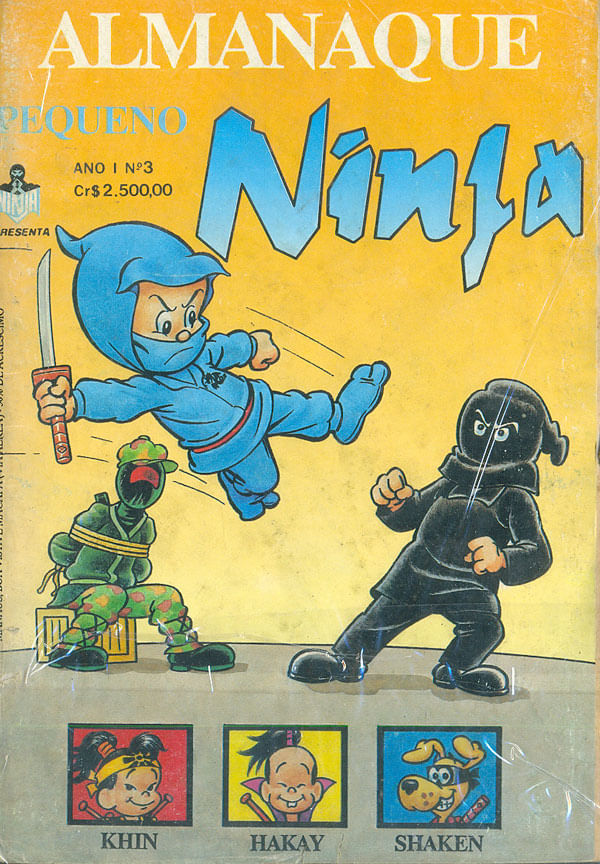 Pequeno Ninja Mangá 03 Editora Cristal Gibis Quadrinhos HQs Mangás - Rika  Comic Shop