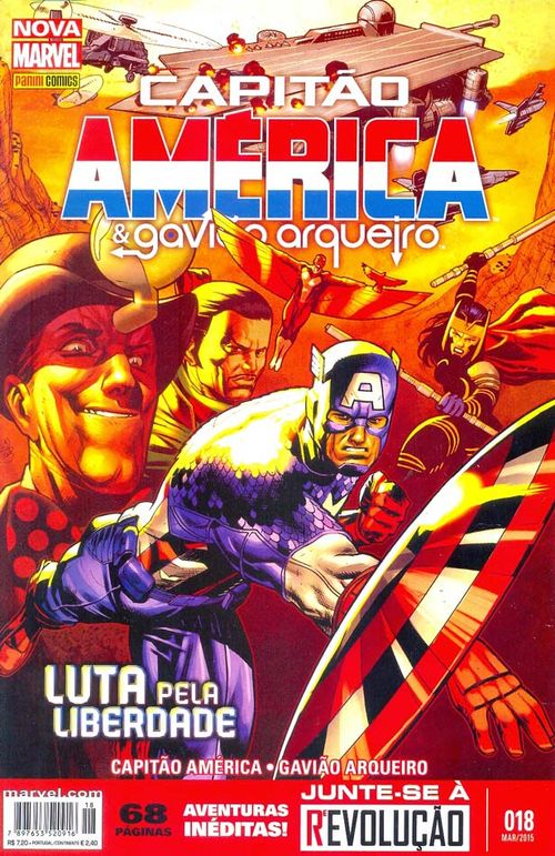 Capitão América e Gavião Arqueiro # 18