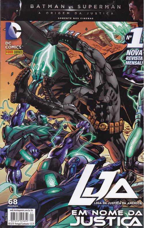 LJA - Liga da Justiça da América # 01 (Capa Variante Batman)