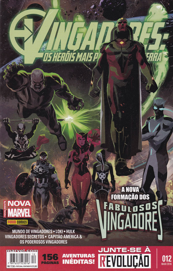 Vingadores Os Heróis Mais Poderosos Da Terra 12 Editora Panini Gibis