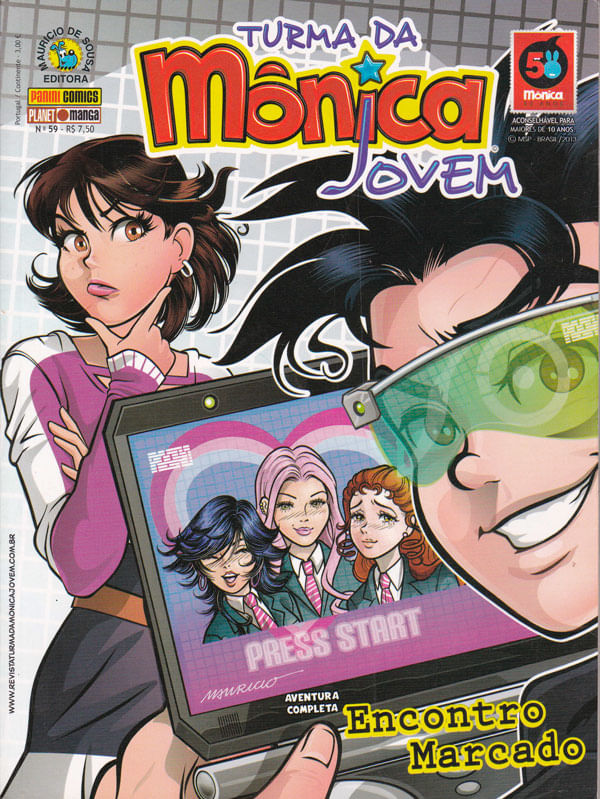 Turma Da Mônica Jovem 1ª Série 059 Editora Panini Rika Comic Shop