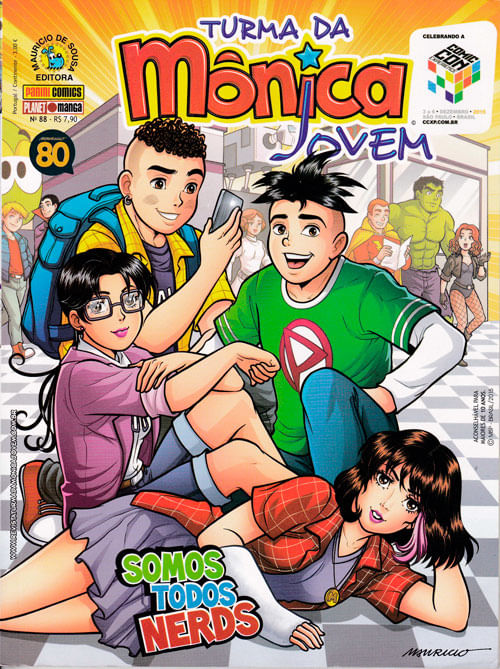 Turma da Mônica Jovem - 1ª Série # 088 - Capa Variante 1