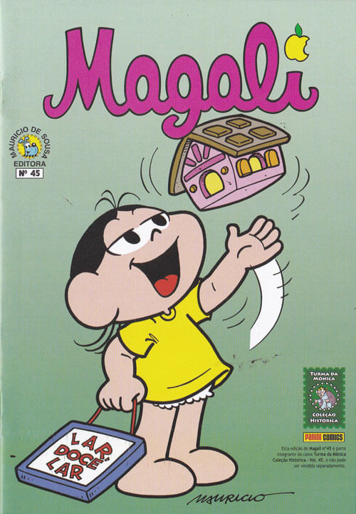 Coleção Histórica Turma Da Mônica Magali 45 Editora Panini Rika Comic Shop Gibis 6964