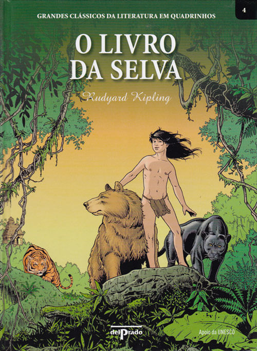 Grandes Clássicos da Literatura em Quadrinhos # 04 - O Livro da Selva