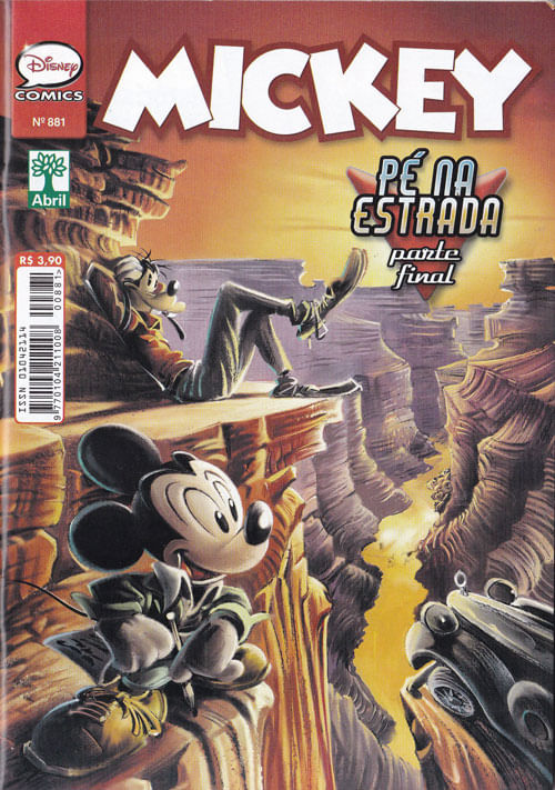 Mickey 881 Editora Abril - Rika Comic Shop - Gibis Quadrinhos