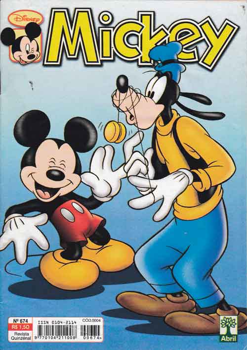 Mickey 674 Editora Abril - Rika Comic Shop - Gibis Quadrinhos