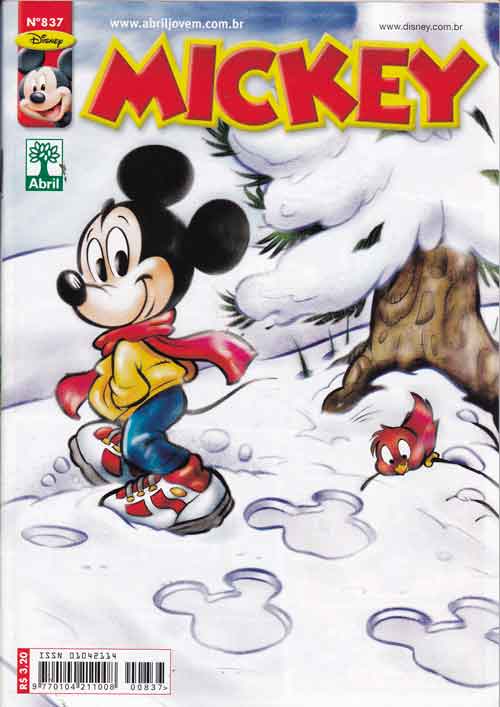 Mickey 837 Editora Abril - Rika Comic Shop - Gibis Quadrinhos
