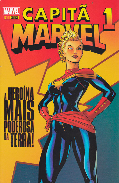 Capitã Marvel - 1ª Série # 1 Editora Panini Gibis Quadrinhos HQs Mangás -  Rika Comic Shop - Rika Comic Shop
