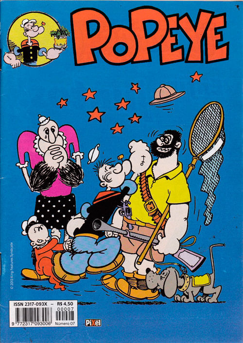 Popeye e Seus Amigos 7 Editora Pixel - Rika Comic Shop - Gibis
