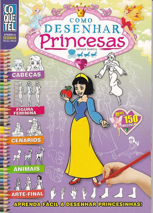 Aprenda a Desenhar - Como Desenhar Princesas