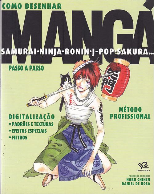 Como Desenhar Mangá - Samurai, Ninja, Ronin, J-Pop, Sakura...