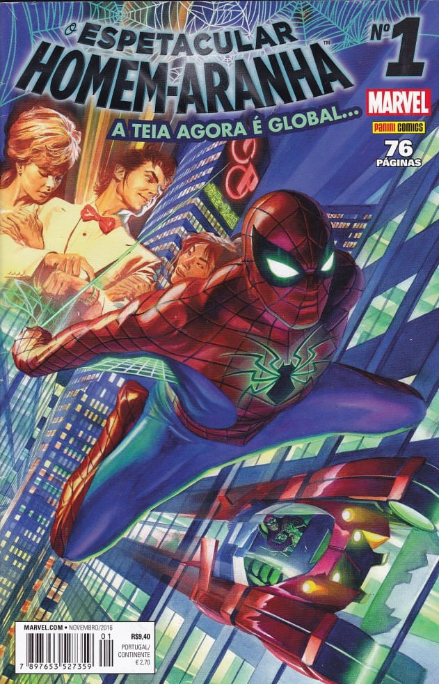 Espetacular Homem-Aranha - 3ª Série 01 Editora Panini Gibis Quadrinhos HQs  Mangás - Rika Comic Shop