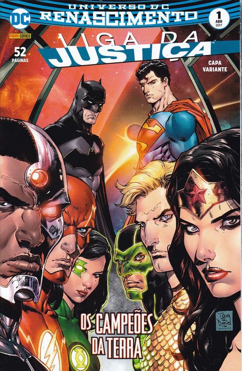 Liga da Justiça - 3ª Série # 01 (Capa Variante)