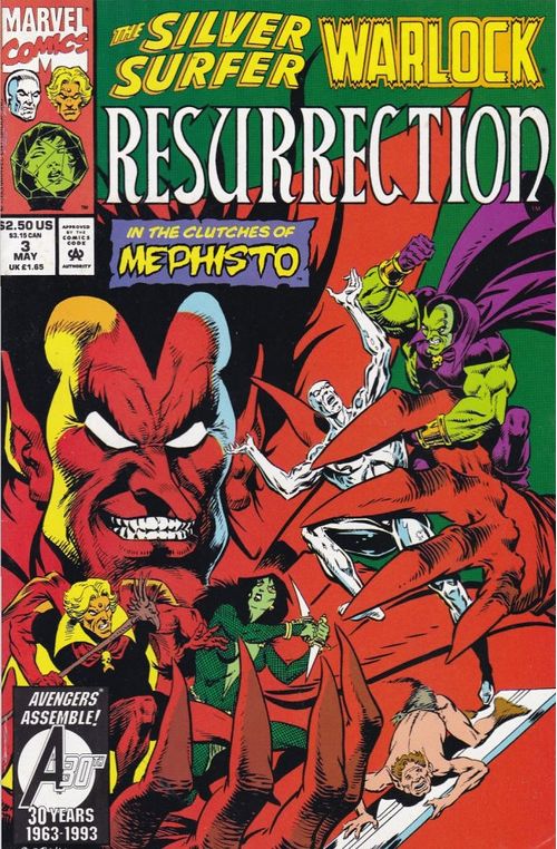 Silver Surfer/Adam Warlock - Resurrection # 3