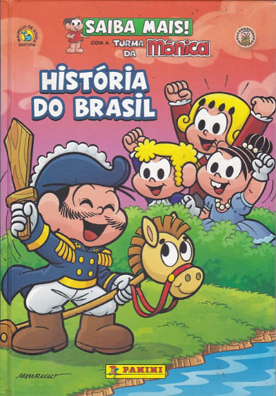 Saiba-Mais-Com-a-Turma-da-Monica---Historia-do-Brasil--Capa-Dura-