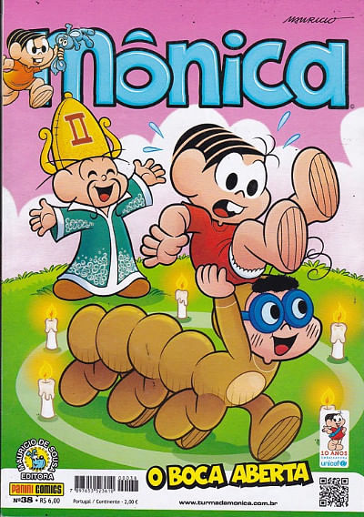 Mônica 2ª Série 038 Editora Panini Rika Comic Shop Gibis Quadrinhos Revistas Mangás Rika 2380