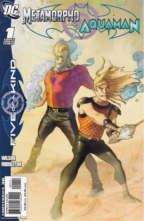Outsiders Five of a Kind Week 4 Metamorpho Aquaman # 1
