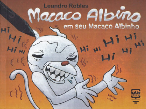 Macaco-Albino-em-Seu-Macaco-Albinho