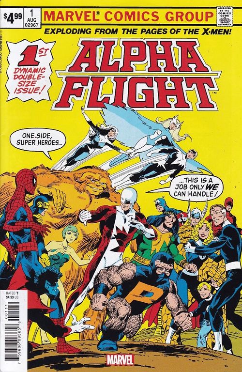 Alpha Flight - Volume 1 # 01 (Facsimile)