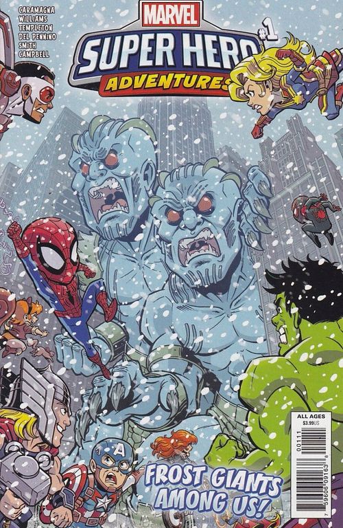 Marvel Super Heroes Adventures - Captain Marvel - Frost Giants
