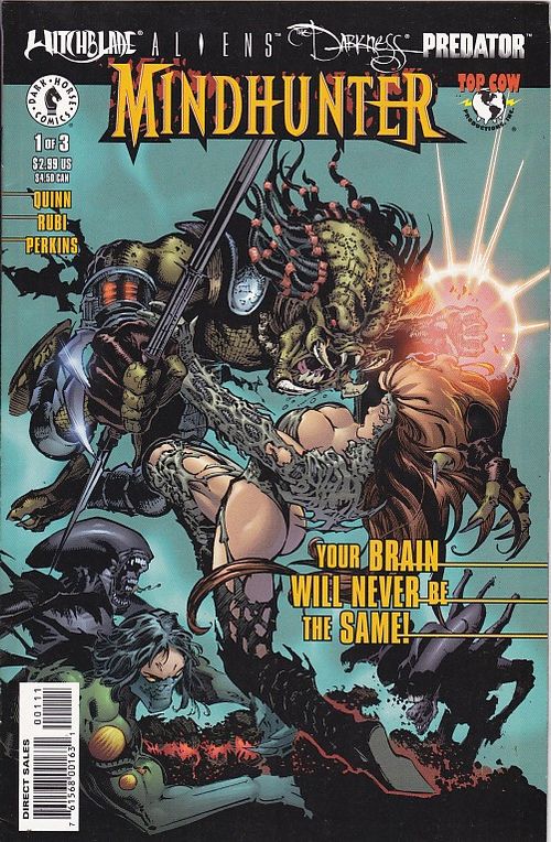 Witchblade Aliens Darkness Predator Mindhunter # 1