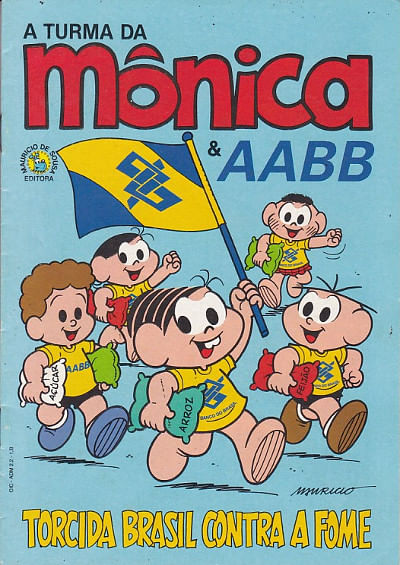 Turma da Mônica E AABB - Torcida Brasil Contra a Fome