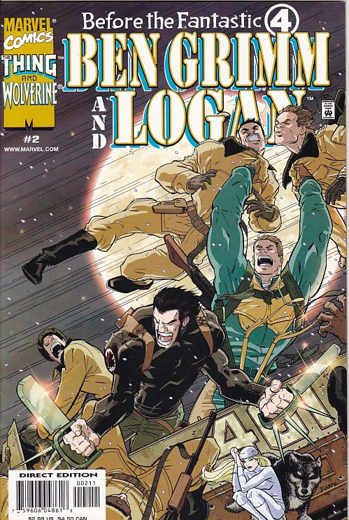 Before the Fantastic 4 Ben Grimm and Logan # 3