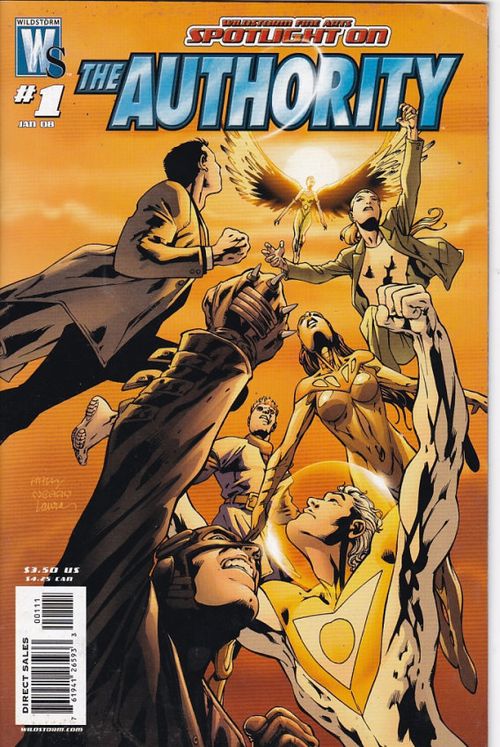 Wildstorm Fine Arts Spootligt on - The Authority # 1