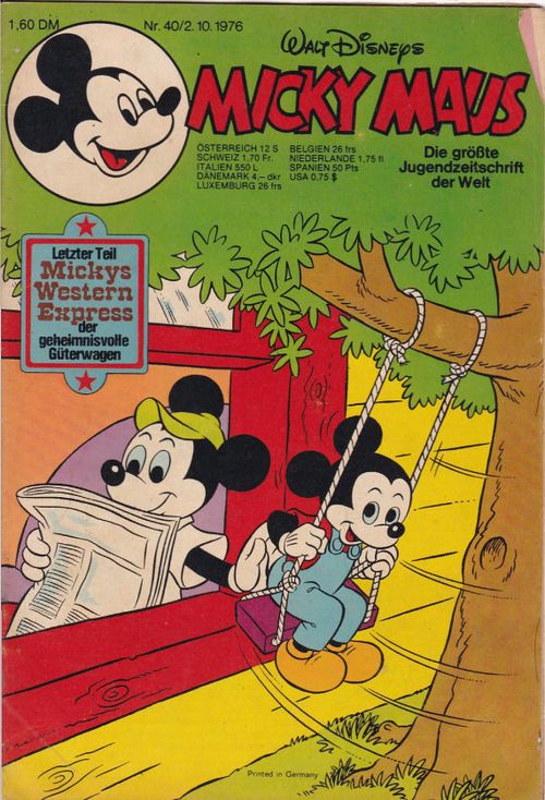 Micky Maus - 1976 # 40