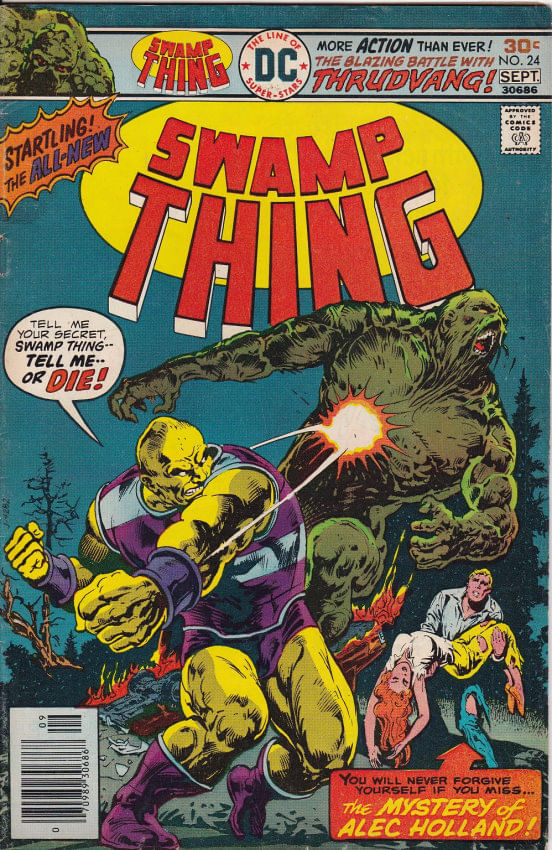Swamp Thing - Volume 1 # 24 - Gibis Mangás Quadrinhos HQs - Rika
