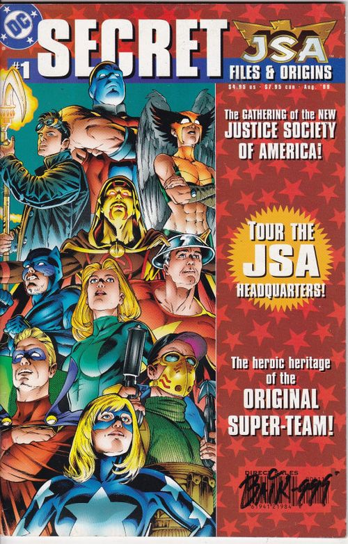 JSA - Secret Files and Origins # 1 (Signed)