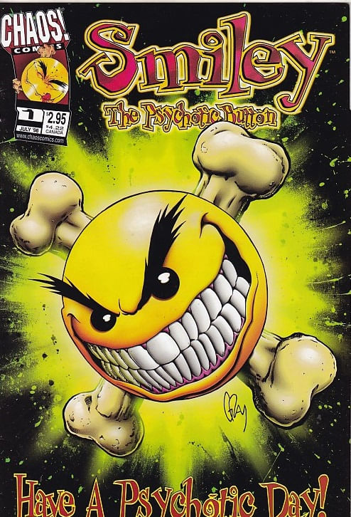 Smiley the Psychotic Button # 1