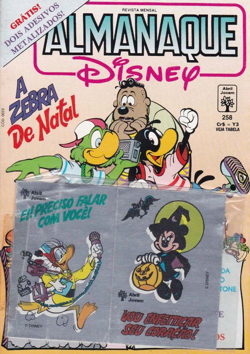 Almanaque Disney # 258 - COM O BRINDE ORIGINAL