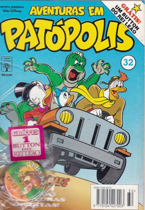 Aventuras em Patópolis # 32 - COM O BRINDE ORIGINAL