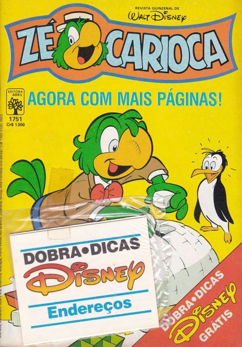 Zé Carioca # 1751 - COM O BRINDE ORIGINAL